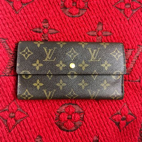 louis vuitton long wallet black|louis vuitton long wallet monogram.